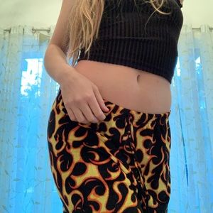 Fire Velvet Pants